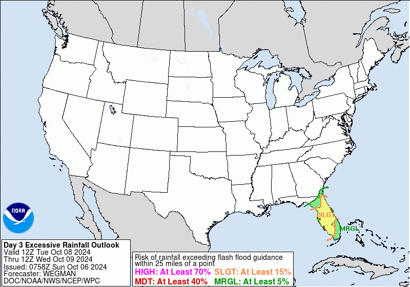 United States Day 3 Excessive Rainfall Outlook