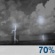 Friday Night: Showers and thunderstorms likely before 11pm, then showers likely and possibly a thunderstorm between 11pm and 2am, then a chance of showers and thunderstorms after 2am. Mostly cloudy, with a low around 63. Southwest wind around 11 mph, with gusts as high as 21 mph. Chance of precipitation is 70%. New rainfall amounts between three quarters and one inch possible. Friday Night: Showers and thunderstorms likely before 11pm, then showers likely and possibly a thunderstorm between 11pm and 2am, then a chance of showers and thunderstorms after 2am. Mostly cloudy, with a low around 63. Southwest wind around 11 mph, with gusts as high as 21 mph. Chance of precipitation is 70%. New rainfall amounts between three quarters and one inch possible.