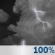 Wednesday Night: Showers and possibly a thunderstorm. Low around 70. Breezy. Chance of precipitation is 100%. Wednesday Night: Showers and possibly a thunderstorm. Low around 70. Breezy. Chance of precipitation is 100%.