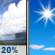 Friday: A 20 percent chance of showers before noon.  Mostly sunny, with a high near 86. Northwest wind around 7 mph becoming east in the afternoon. 