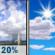 Tuesday: A 20 percent chance of showers and thunderstorms before noon.  Mostly sunny, with a high near 88. Northwest wind 5 to 9 mph, with gusts as high as 16 mph. 