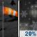 Saturday Night: A slight chance of rain and snow showers between midnight and 3am, then a slight chance of snow showers after 3am.  Mostly cloudy, with a low around 32. Breezy, with a west southwest wind 11 to 16 mph becoming light south southwest  after midnight. Winds could gust as high as 29 mph.  Chance of precipitation is 20%.