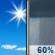 Saturday: A slight chance of showers and thunderstorms before 3pm, then showers likely and possibly a thunderstorm between 3pm and 4pm, then a chance of showers and thunderstorms after 4pm.  Mostly sunny, with a high near 78. East wind around 5 mph becoming calm.  Chance of precipitation is 60%. New rainfall amounts of less than a tenth of an inch, except higher amounts possible in thunderstorms. 