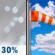 Sunday: A chance of sleet before 7am.  Cloudy through mid morning, then gradual clearing, with a high near 51. Breezy, with a north wind 15 to 20 mph, with gusts as high as 35 mph.  Chance of precipitation is 30%.