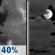 Tonight: A 40 percent chance of showers and thunderstorms before 11pm.  Areas of blowing dust before 8pm. Mostly cloudy, with a low around 81. Windy, with a south southeast wind 24 to 29 mph becoming light south southwest. Winds could gust as high as 44 mph. 