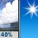 Monday: Scattered showers before noon.  Mostly sunny, with a high near 88. East wind around 16 mph, with gusts as high as 21 mph.  Chance of precipitation is 40%.