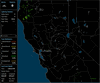 Placerville Lightning with Rain Radar