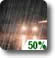 Chance Rain. Chance for Measurable Precipitation 50%
