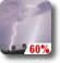 Thunderstorms Likely. Chance for Measurable Precipitation 60%